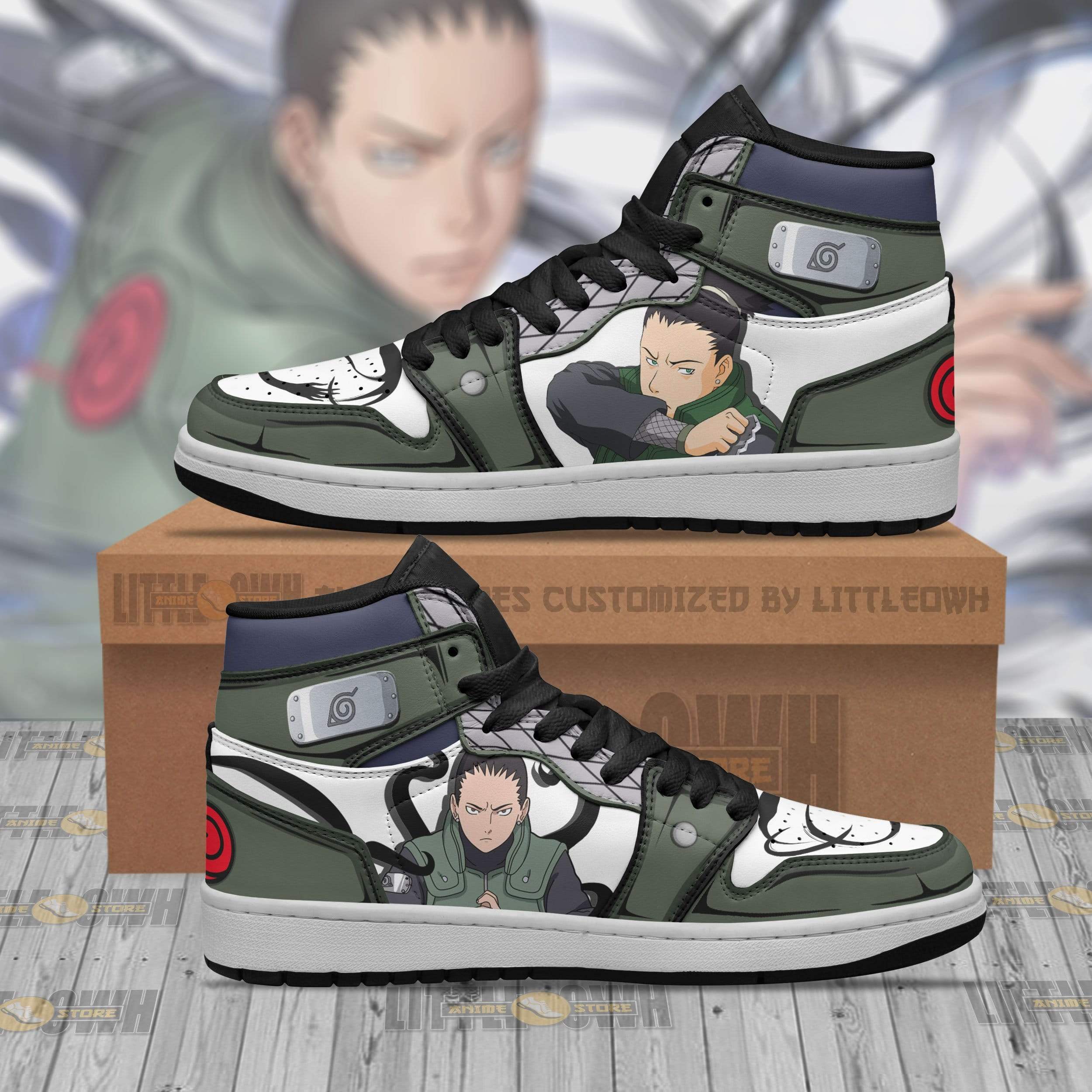 Shikamaru Nara Jd Sneakers Custom Naruto Anime Shoes – FashionStation Store