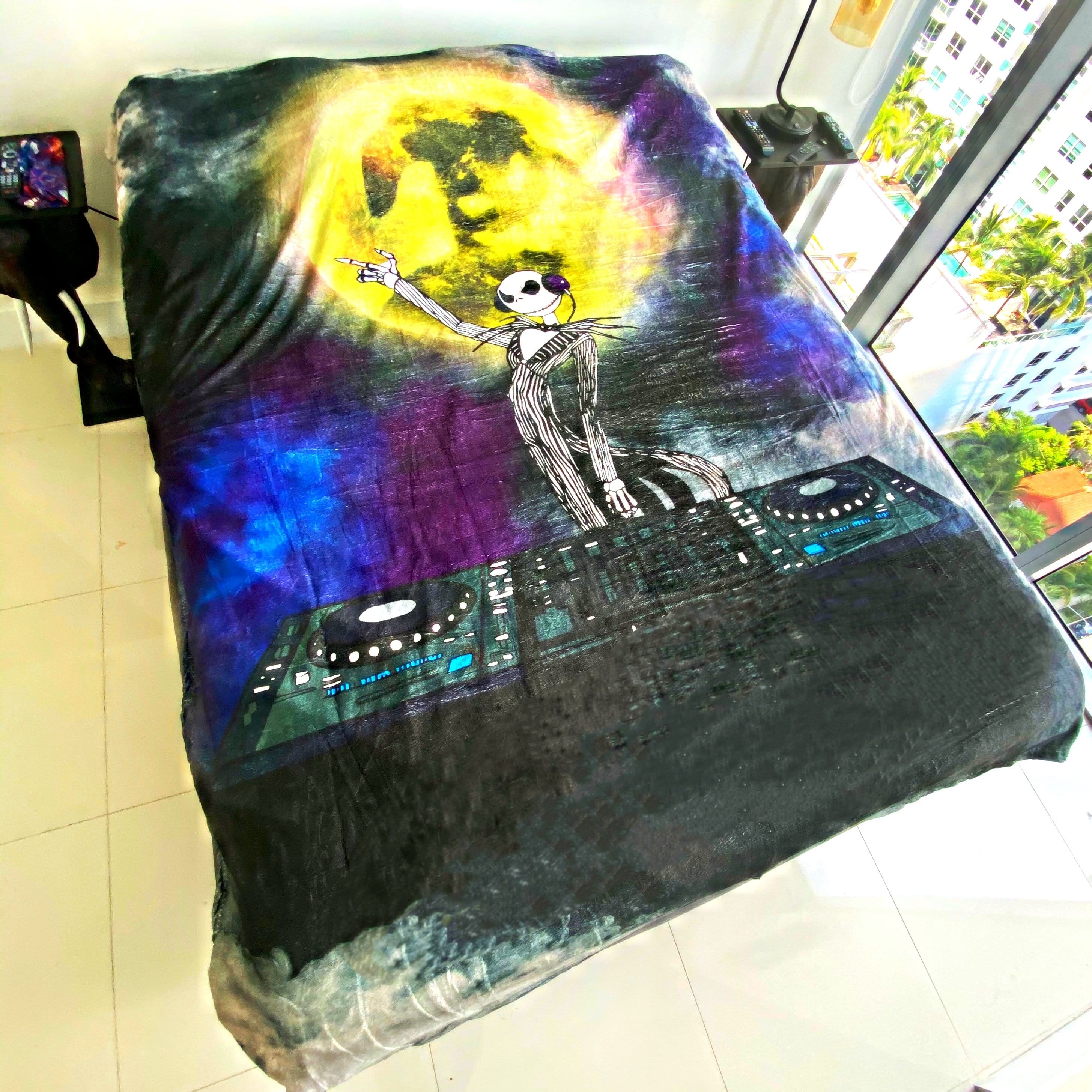 Dj Skellington Nightmare Before Christmas Blanket