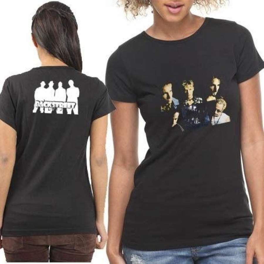 Backstreet Boys Tee 2 Sides Tshirt T-Shirt Size S to 2XL For Women’s