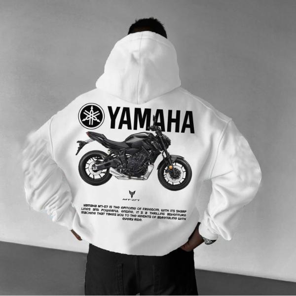 Yamaha Monster Moto Hoodie, Sweatshirt, T-Shirt, Clothing Tops Full Color Classic Cotton Menswear Pullover Unisex_