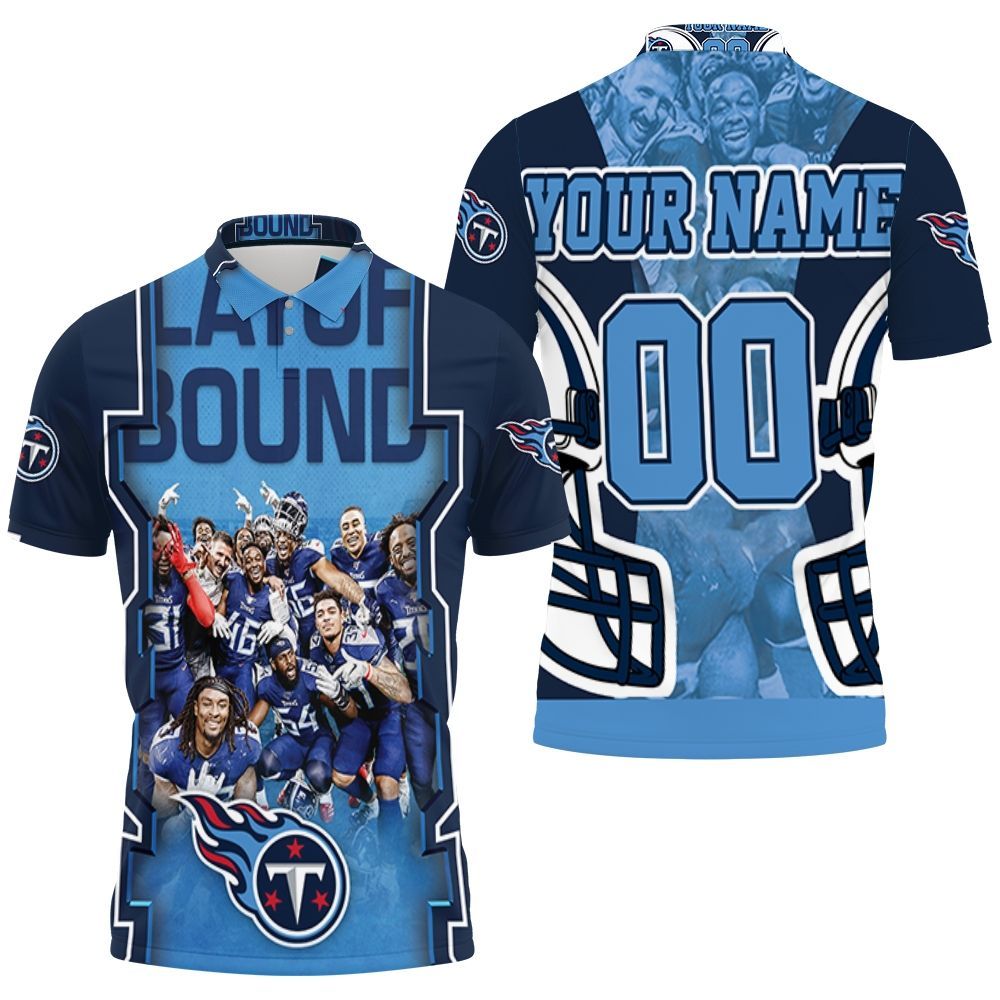 Tennessee Titans Afc South Champions Super Bowl 2021 Playoff Round Personalized Polo Shirt