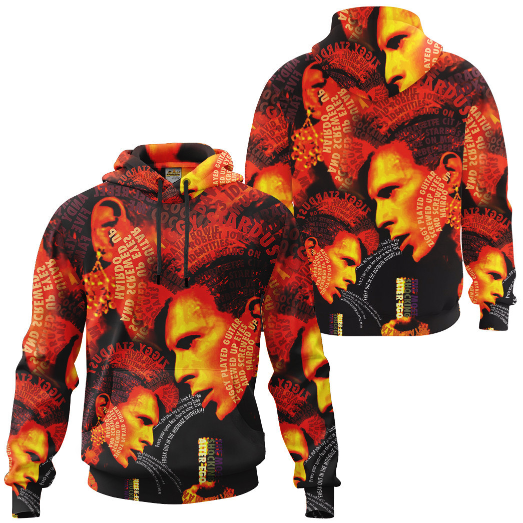 3D David Bowie Custom Tshirt Hoodie  &hellip;