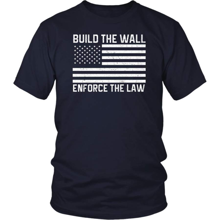 Vintage Border Wall Construction Co Build The Wall T-Shirt