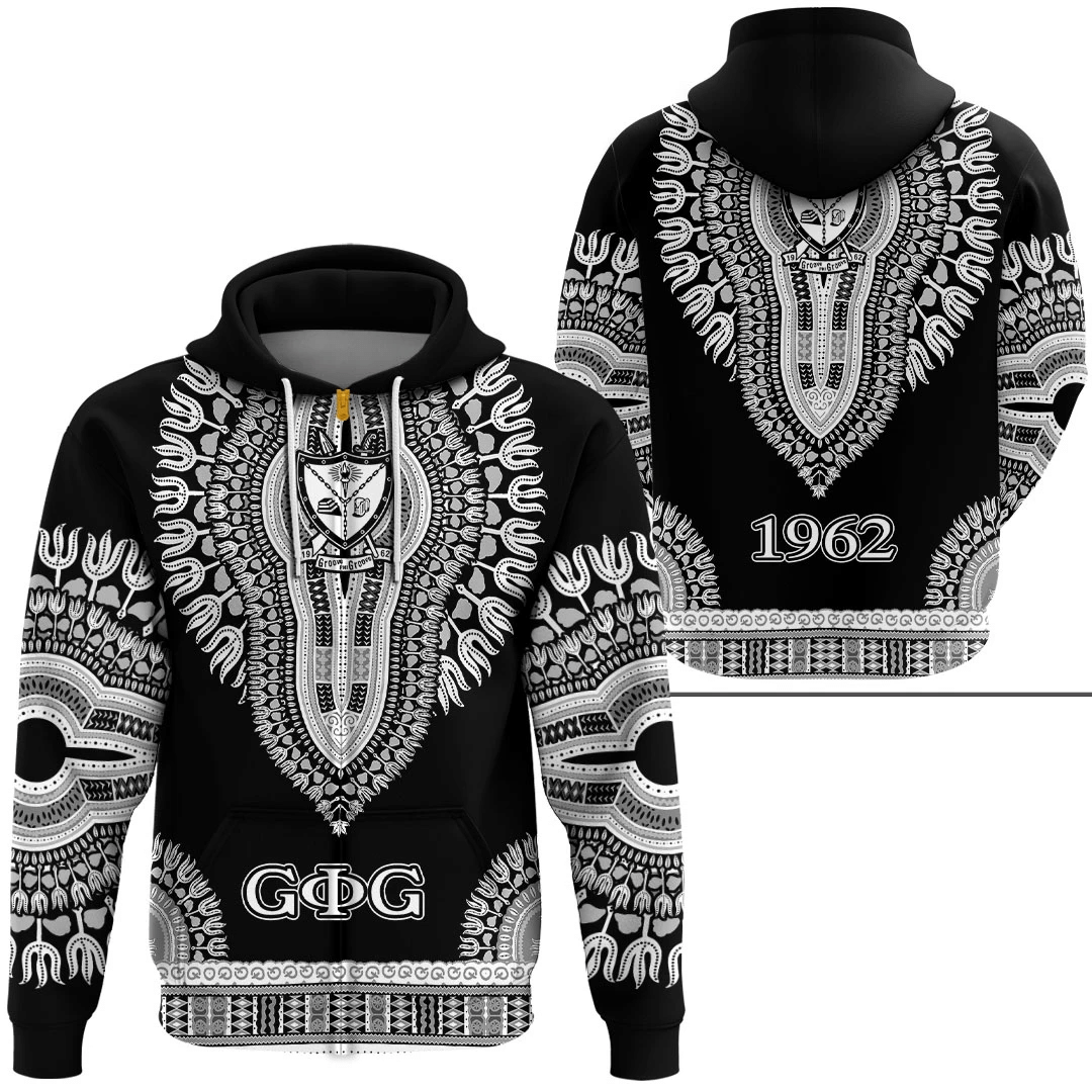 Forbescloth Hoodie – Groove Phi Groove Dashiki Zip Hoodie A31