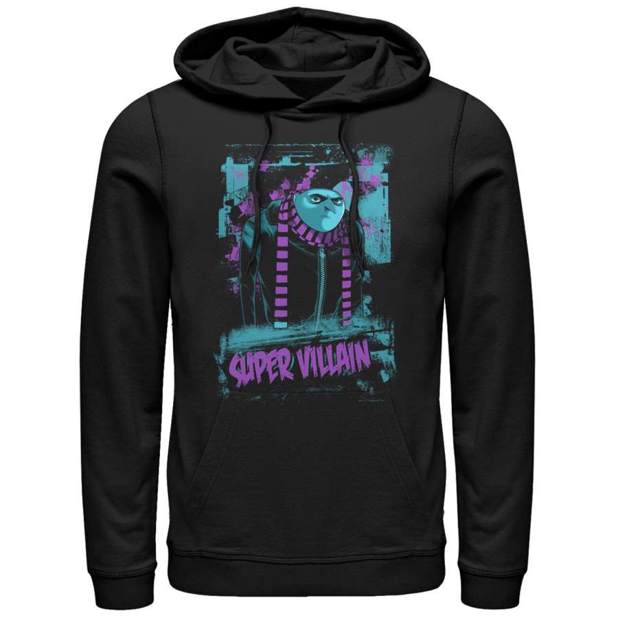 Despicable Me Men’s Gru Supervillain  Lightweight Hoodie