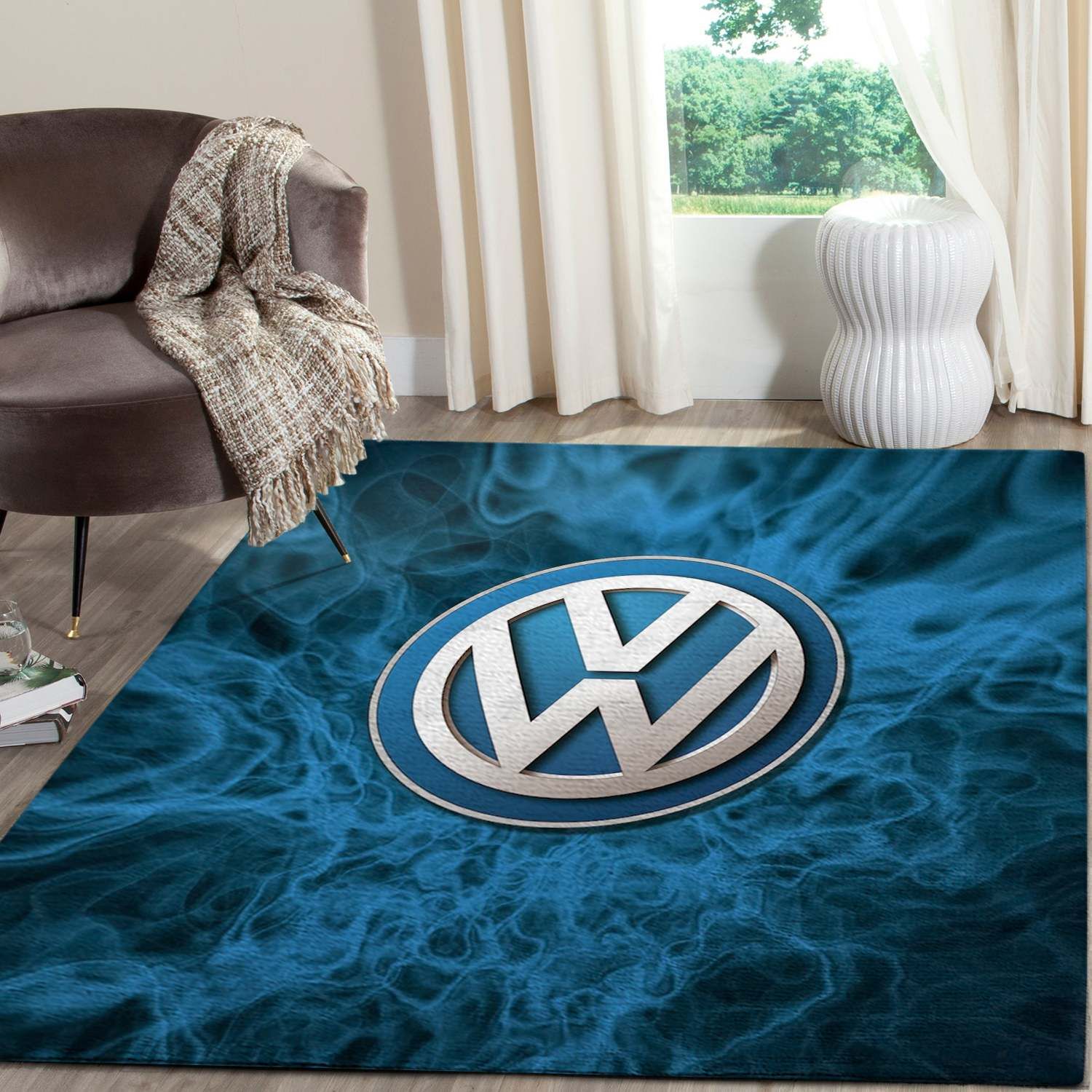 Volkswagen Logo SuperCars Area Rugs Living Room Carpet FN181248 Local Brands Floor Decor