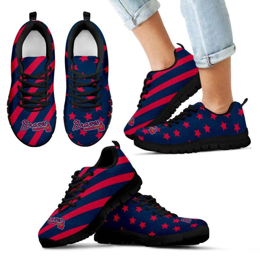 Splendid Star Mix Edge Fabulous Atlanta Braves Sneakers