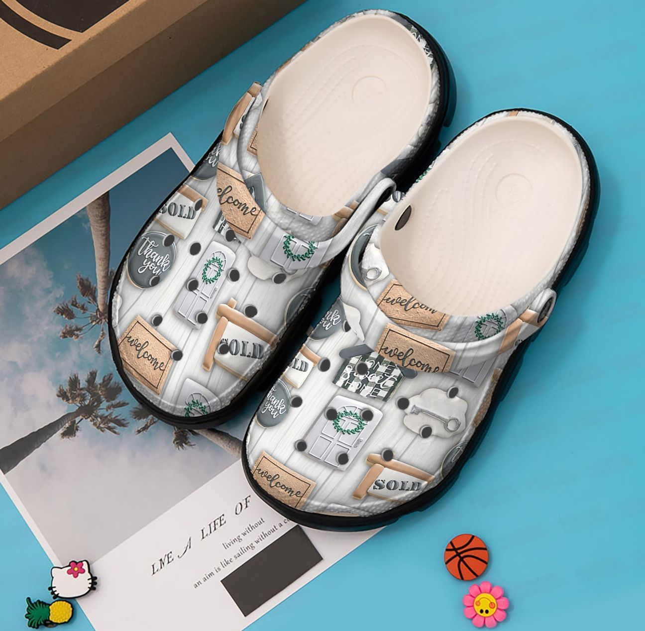 Realtor Personalized Clog, Custom Name, Text, Color, Number Fashion Style For Women, Men, Kid, Print 3D Clay Realtor