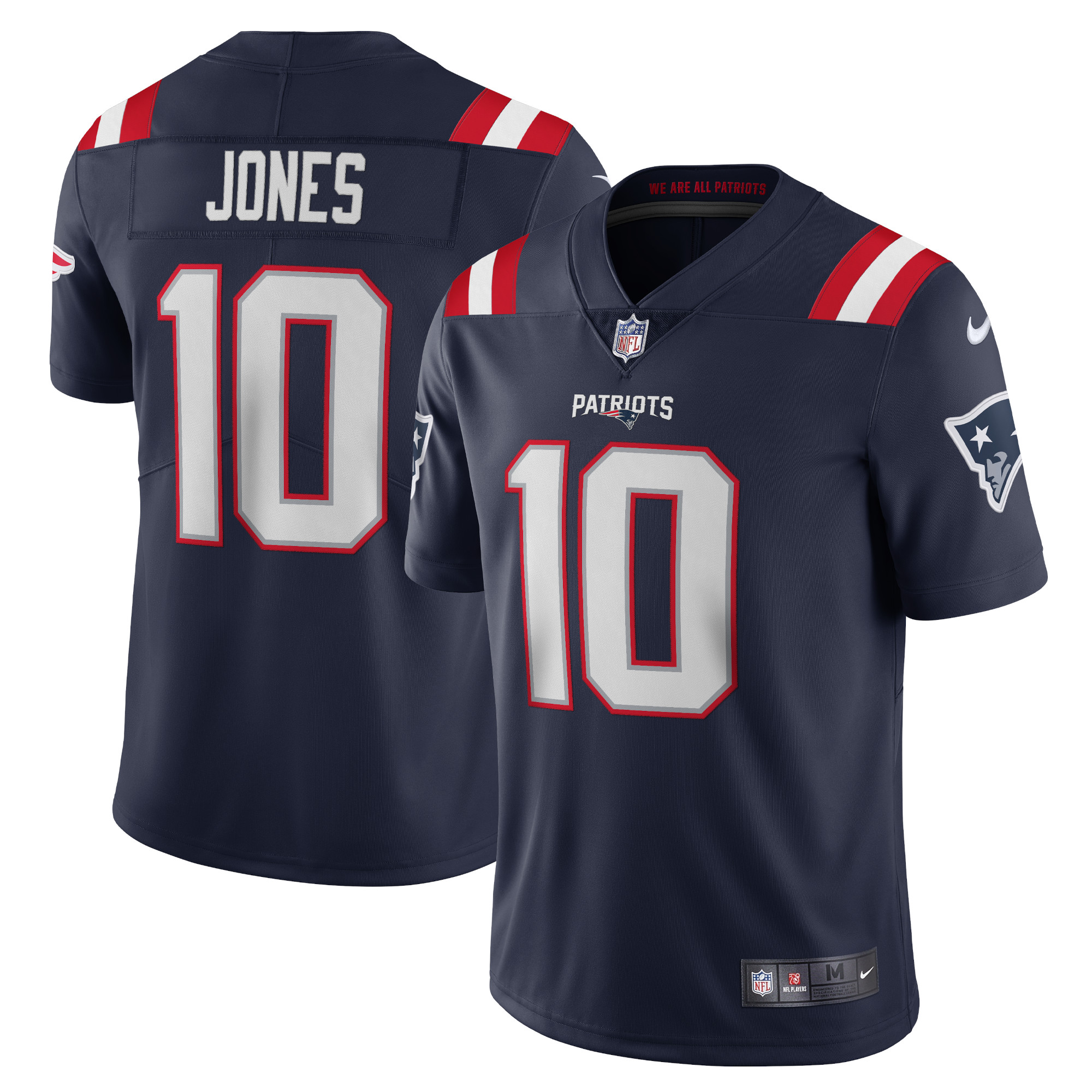 Mac Jones New England Patriots Vapor Limited Jersey – Navy