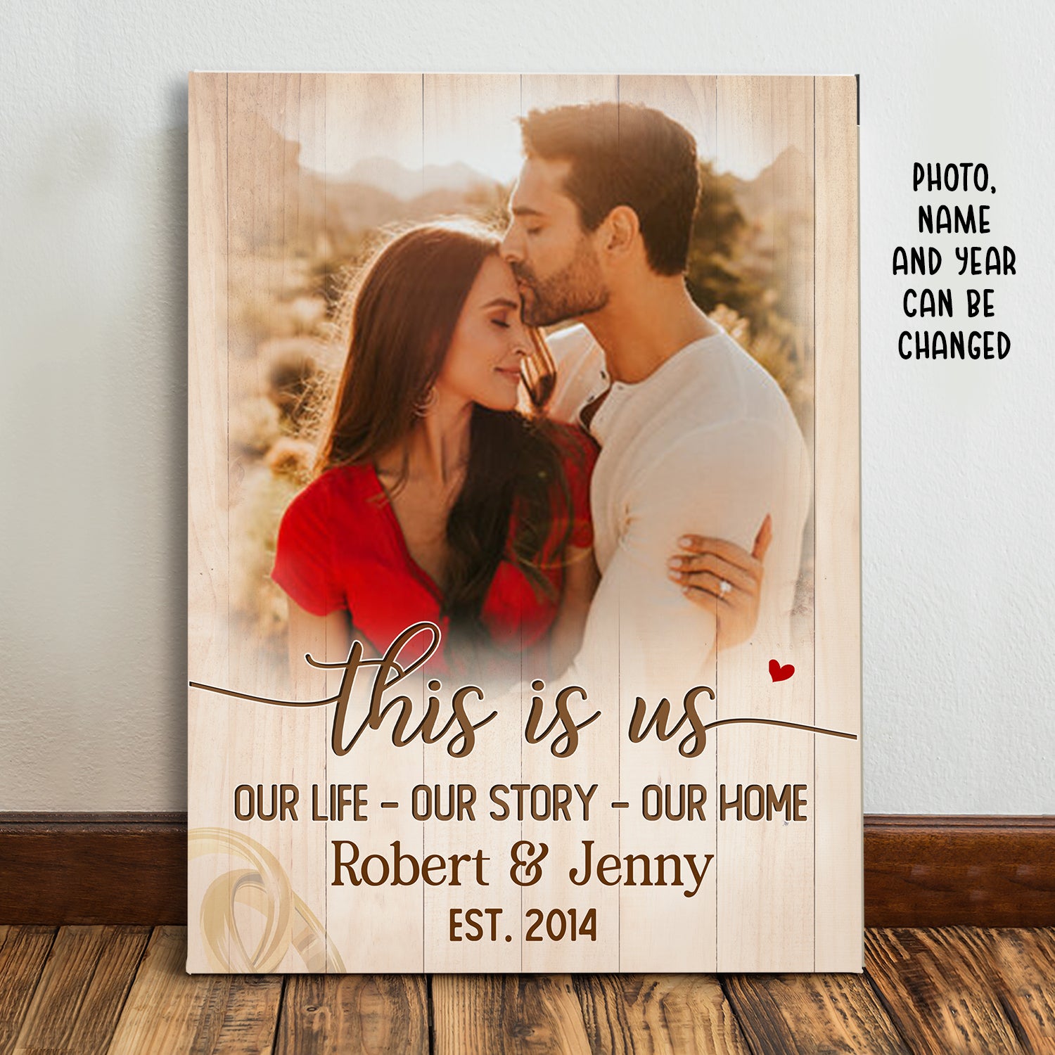 This is us 3 – Personalized Custom Photo Canvas