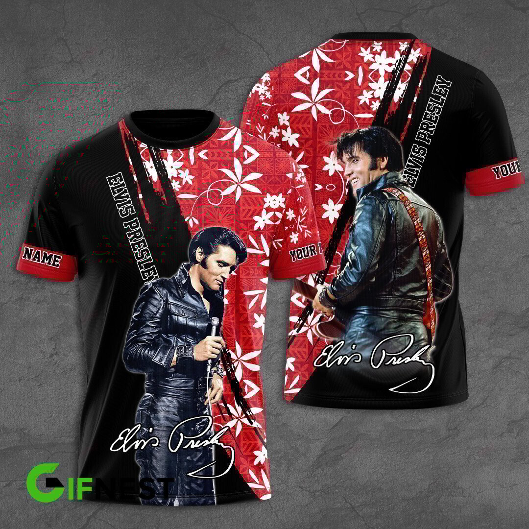 Elvis Presley Custom Name 3D T-Shirt 3Ts-N9L8