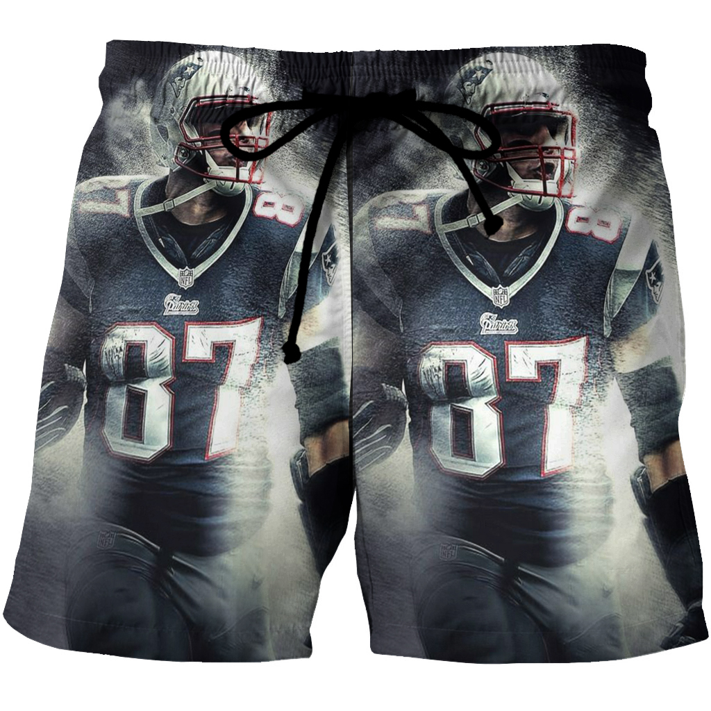 New England Patriots Stephen Gostkowski2 3D All Over Print Summer Beach Hawaiian Short