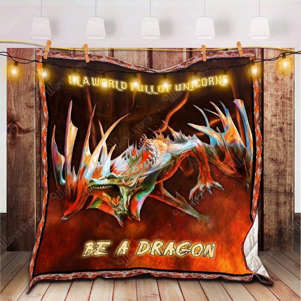 Dragon KB 3D Quilt Blanket 2793