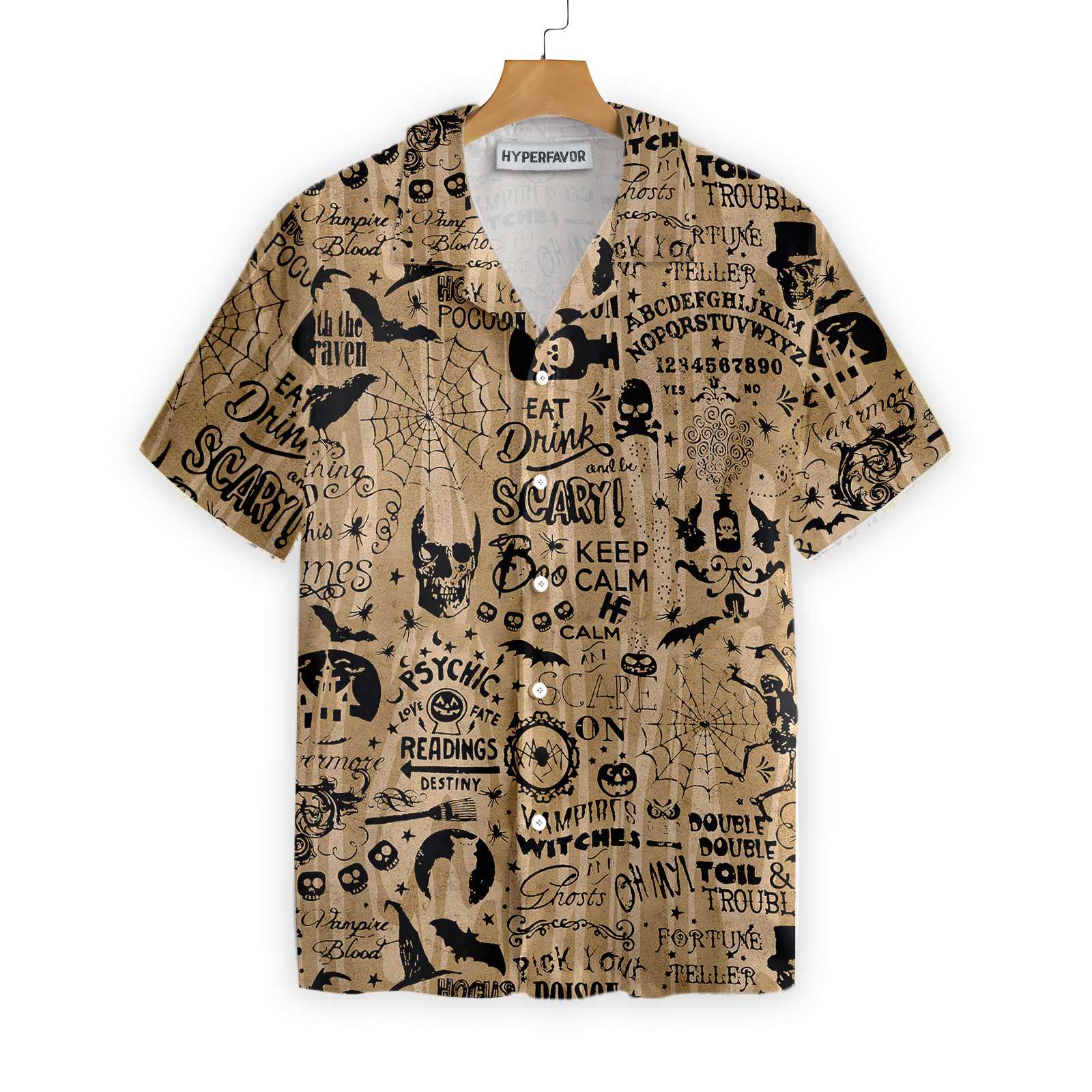 Halloween Ouija Shirt For Men Hawaii Ha29519