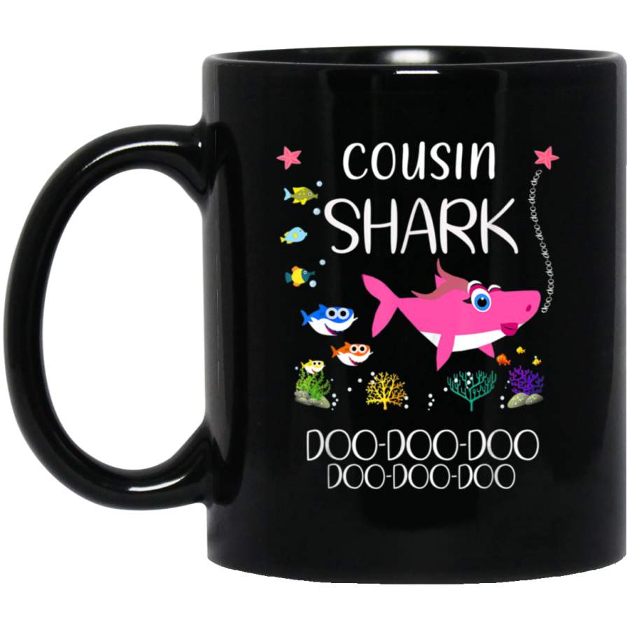 Cousin Shark Doo Doo Matching Family Shark Coffee Mug