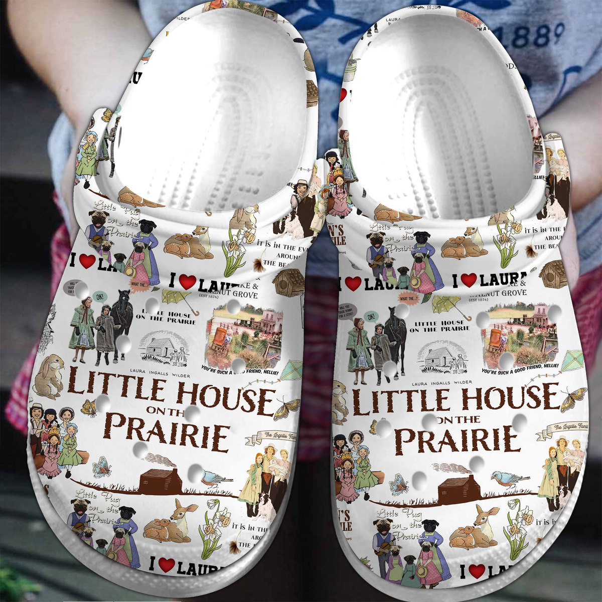 Little House On The Prairie Tv Series Crocss Clogs For Men Women And Kid 2Hiztqne