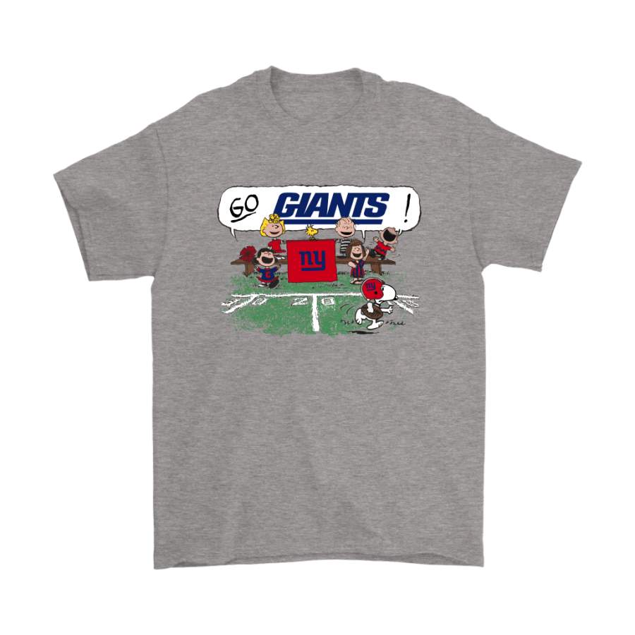 The Peanuts Cheering Go Snoopy New York Giants Shirts