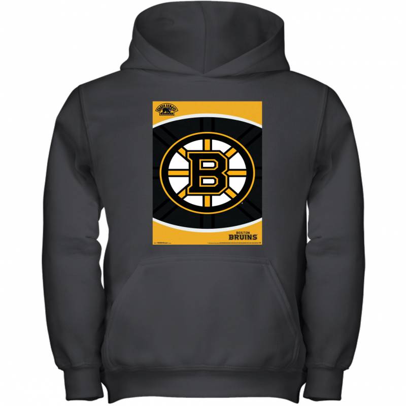 International Boston Bruins Logo Premium Wall Youth Hoodie