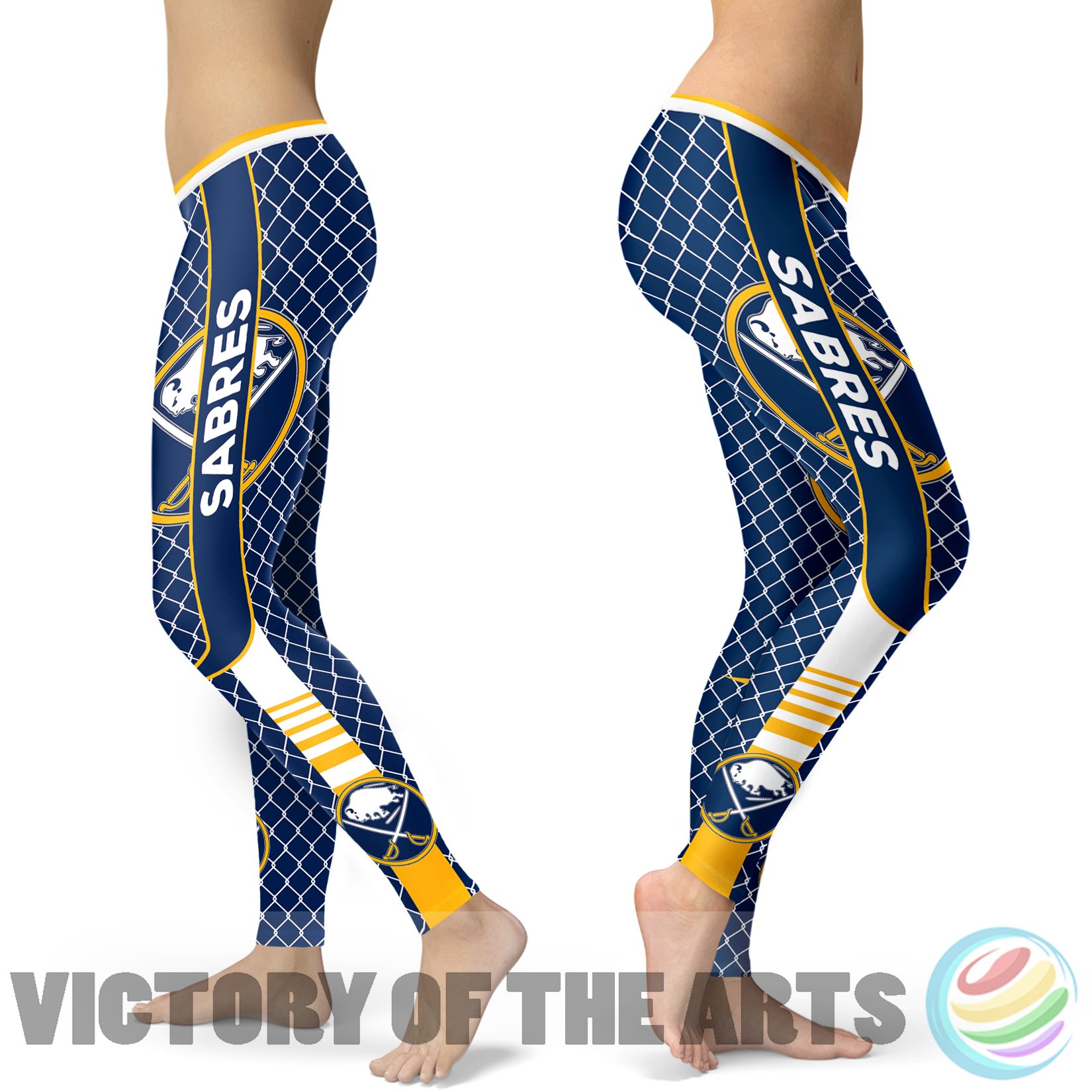 Amazing Line Circle Stylish Fashion Buffalo Sabres Leggings