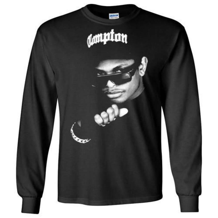 Eazy-E NWA Ruthless Records Eazy E Gangster Rap Hip Hop , v4, Gildan Long Sleeve T-Shirt