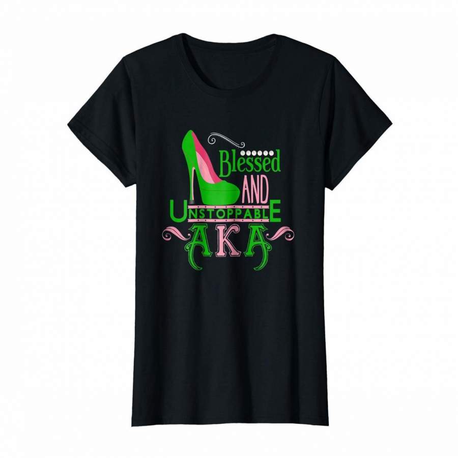 Womens AKA Shirt inspired Blessed AKA AKA sorority Alpha Kappa A