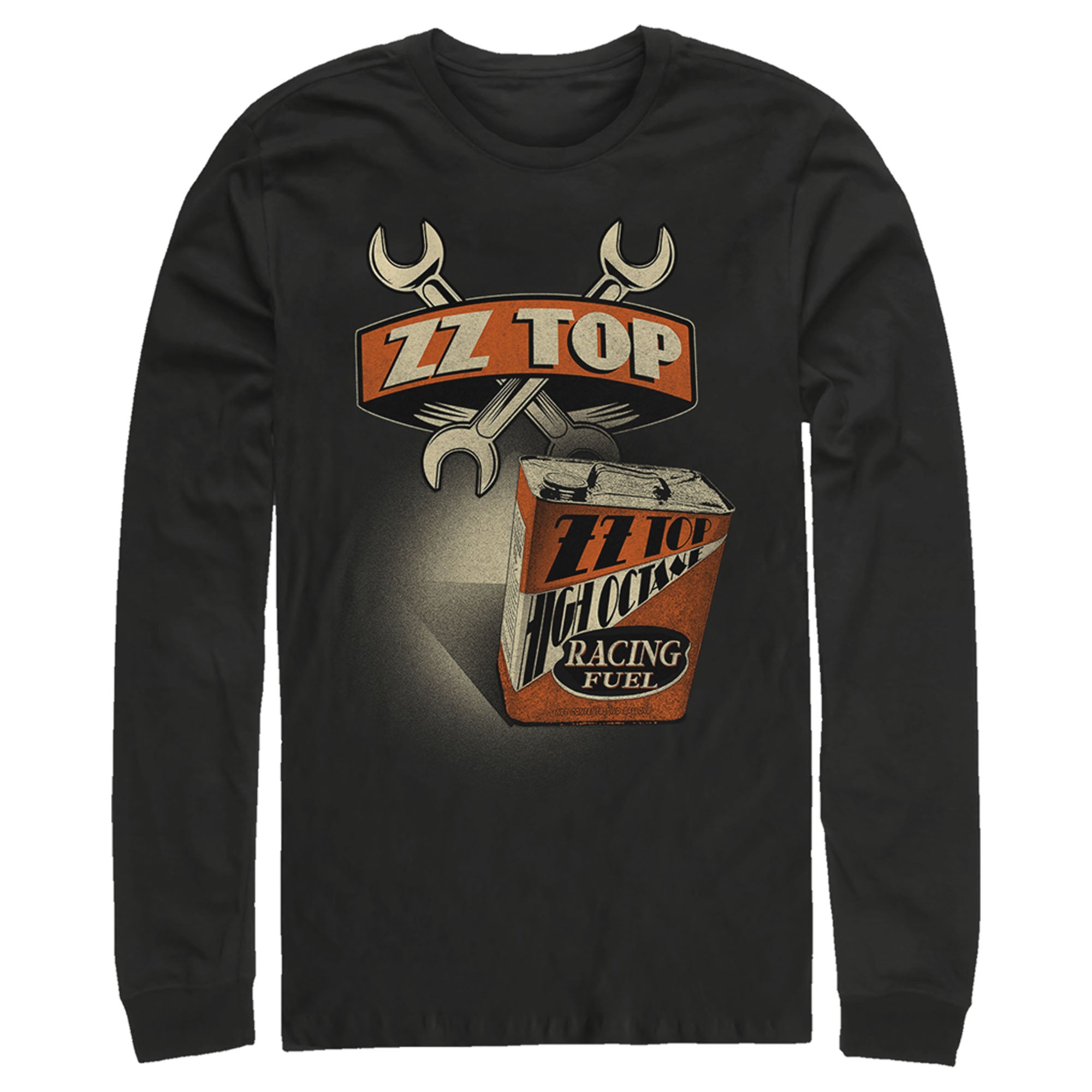 Zz Top Men’S High Octane Racing Fuel  Long Sleeve Shirt