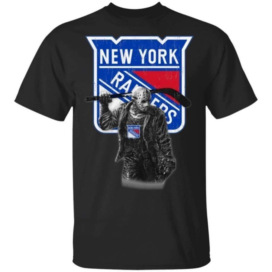 Jason Voorhees New York Rangers Hockey T-Shirt