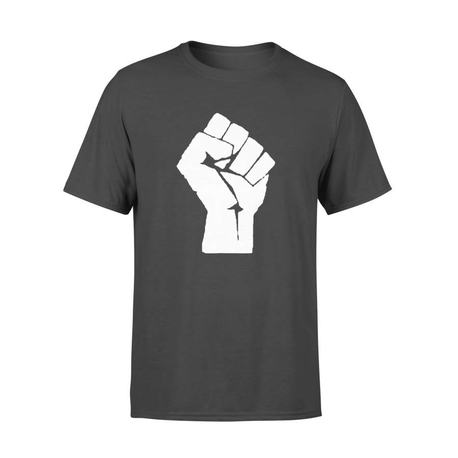 Black Power Fist Social Justice Black Lives Matter Tee – Standard T-shirt