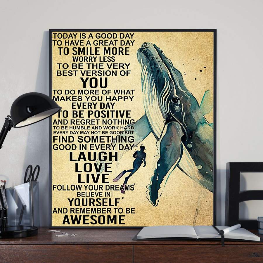 ANTN1812 – Whale – Love – Poster