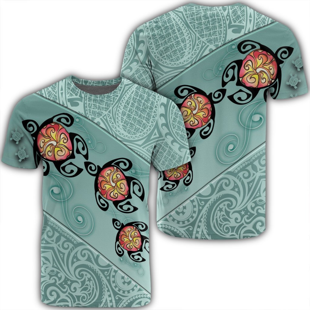 Hawaiian Turtle Swimming Tribal Polynesian Ah Min Style Ha34516