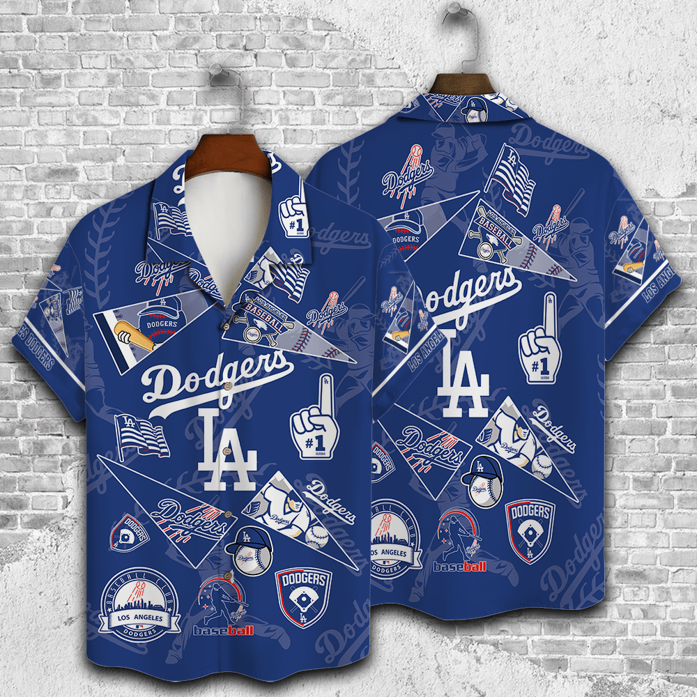 Los Angeles Dodgers 2023 3D Print Hawaiian Shirt V1