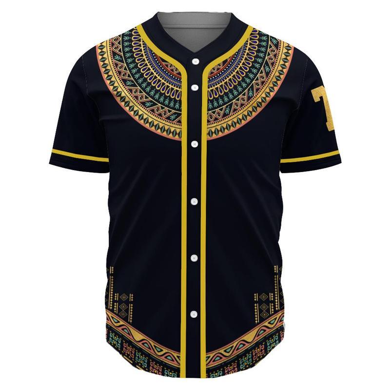 Personalized Dashiki Jersey Shirt & Baseball Shorts Set