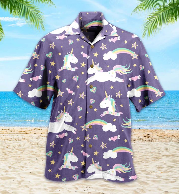 Unicorn Colorful Hawaii Shirt Ha85619