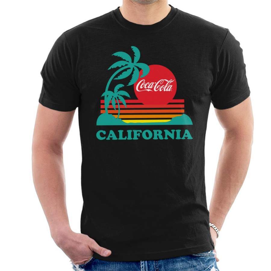 Coca Cola California Sunset Men’s T-Shirt