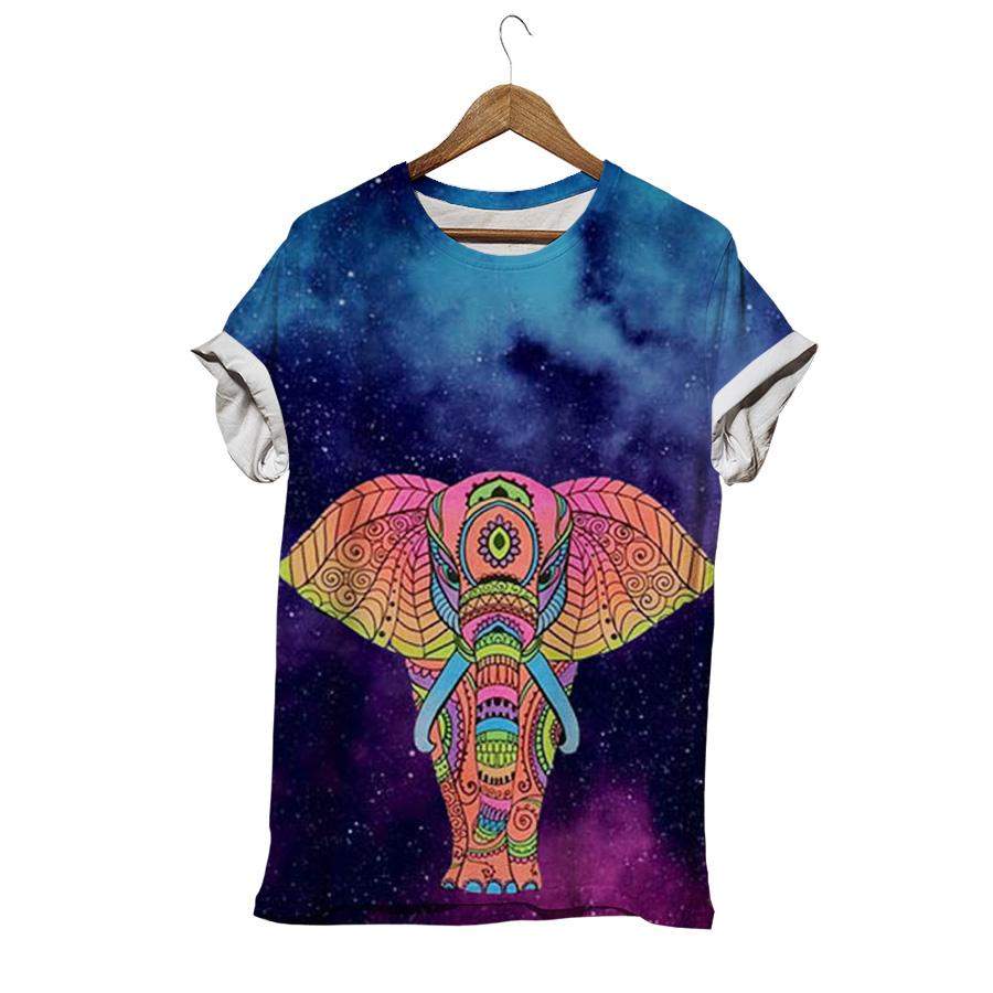 Bohemian Elephant Tee Cute Elephant T-shirt