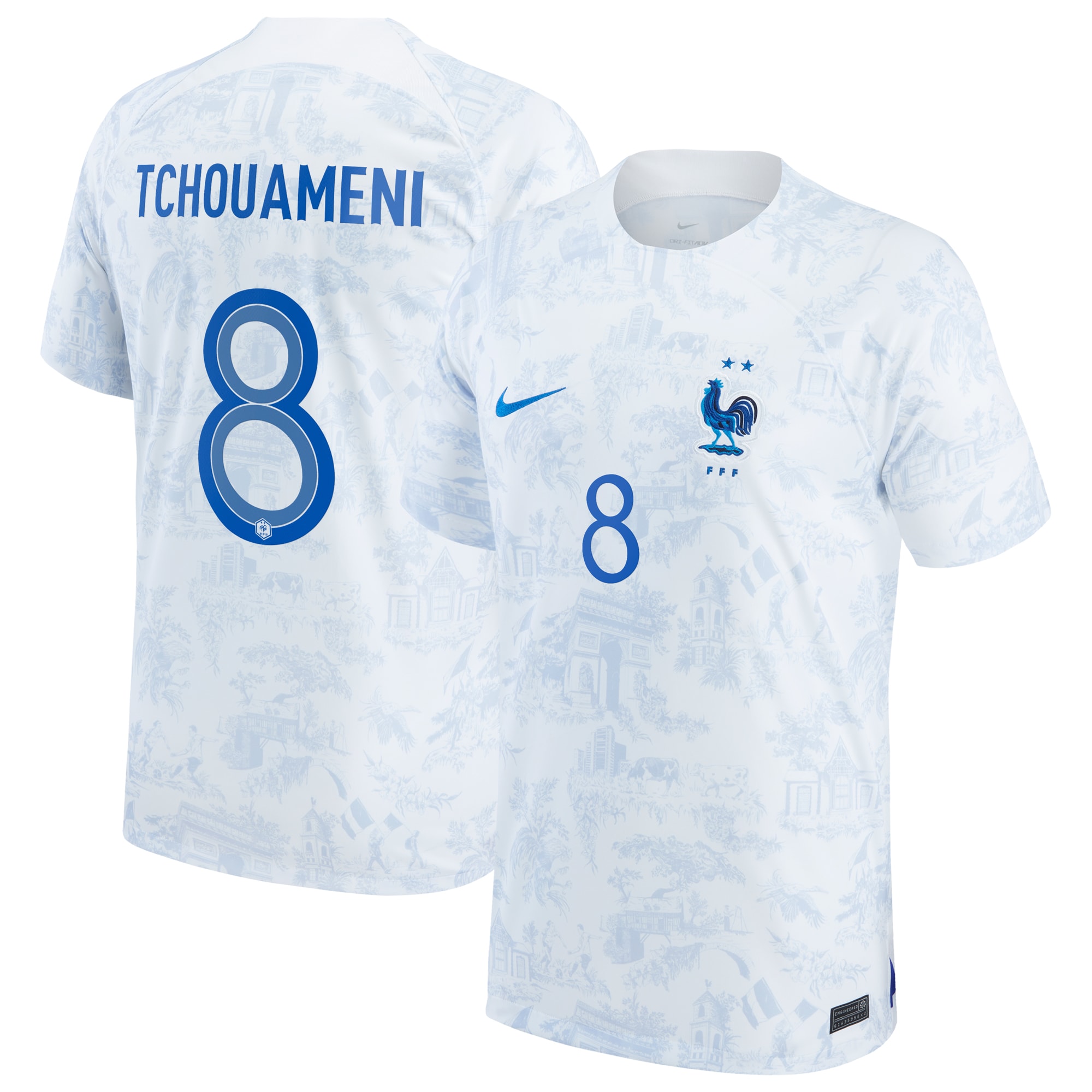 Aurélien Tchouaméni France National Team 2022/23 Replica Away Jersey – White