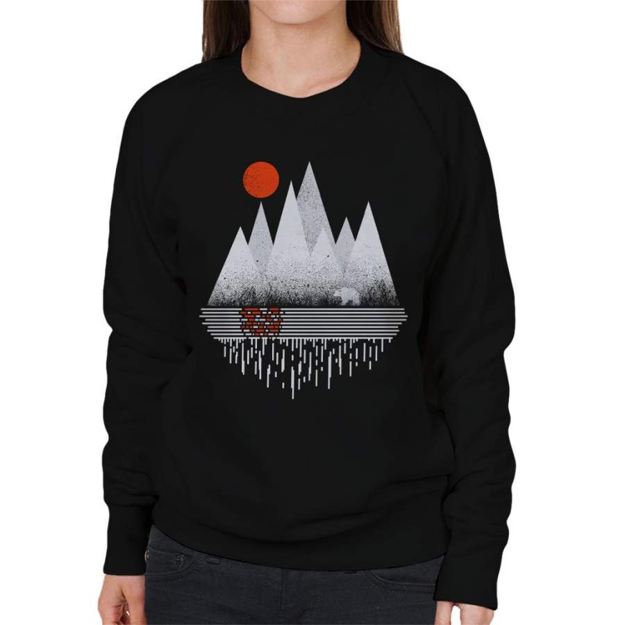 Wild Bear Mountain Symbols Women’s Sweatshirt