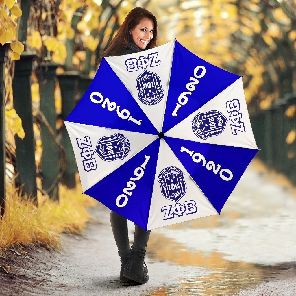 Zeta Phi Beta Sorority 1920 3D Printed Umbrella