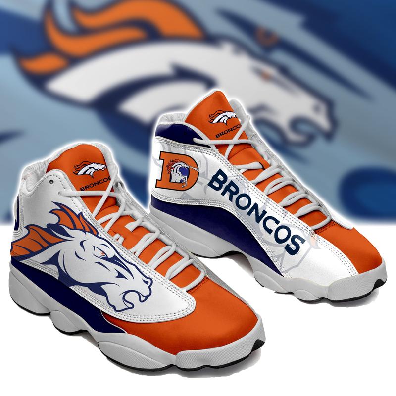 Denver Broncos Form Air Jordan 13 Sneakers M386-Lan1