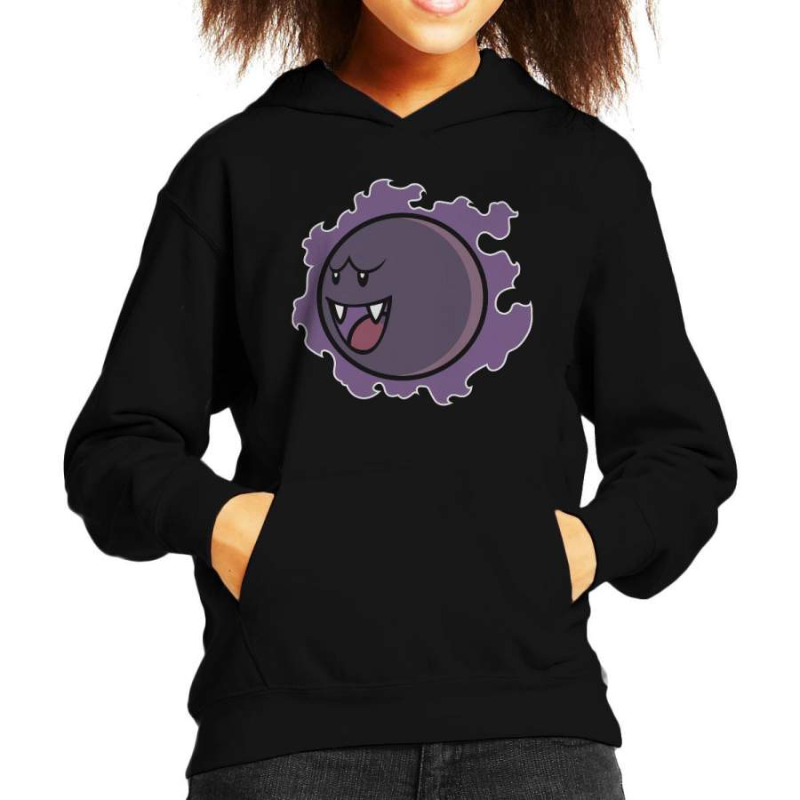 Pokeboo Pokemon Mario Ghost Ghastly Kid’s Hooded Sweatshirt