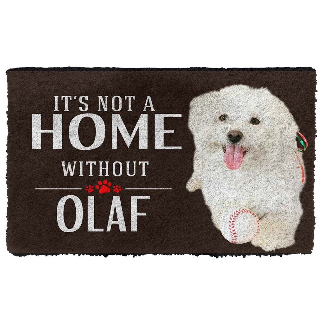 Gearhumans 3D Its Not A Home Without A Maltese Custom Doormat