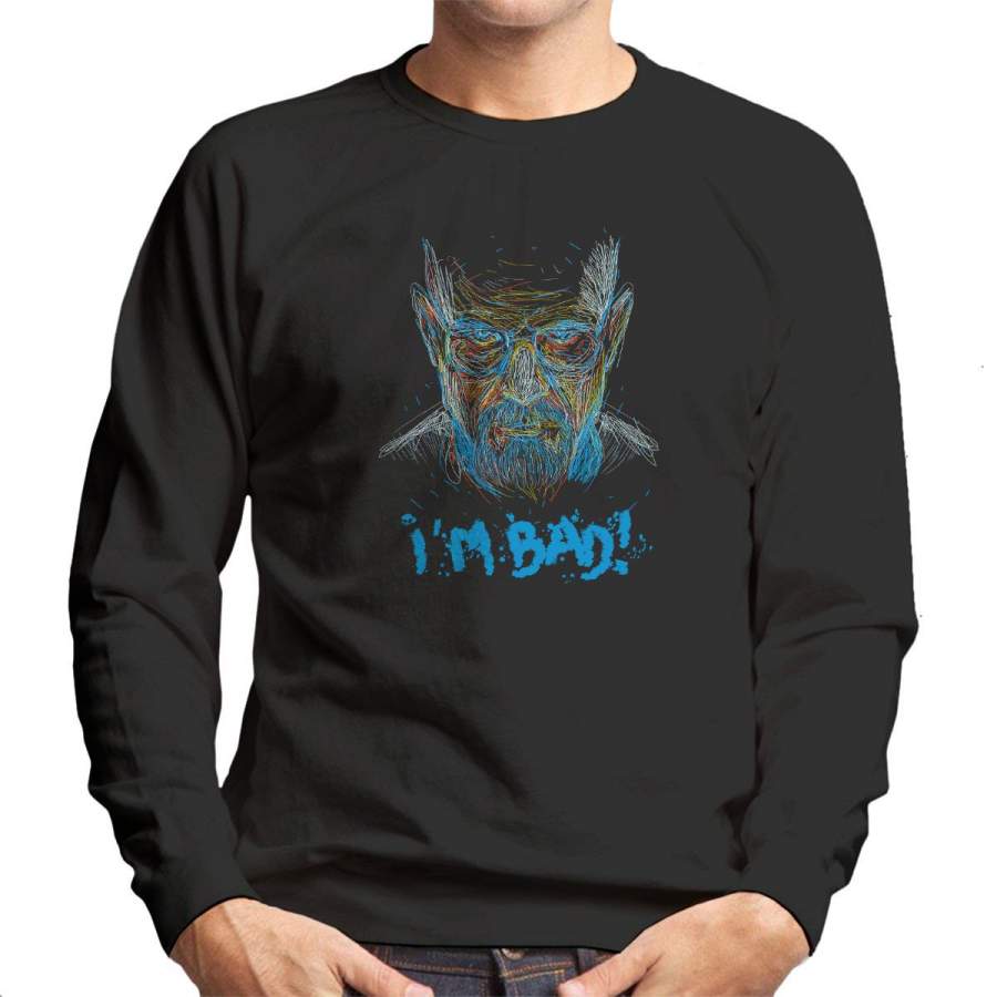 Breaking Bad Michael Jackson Im Bad Men’s Sweatshirt