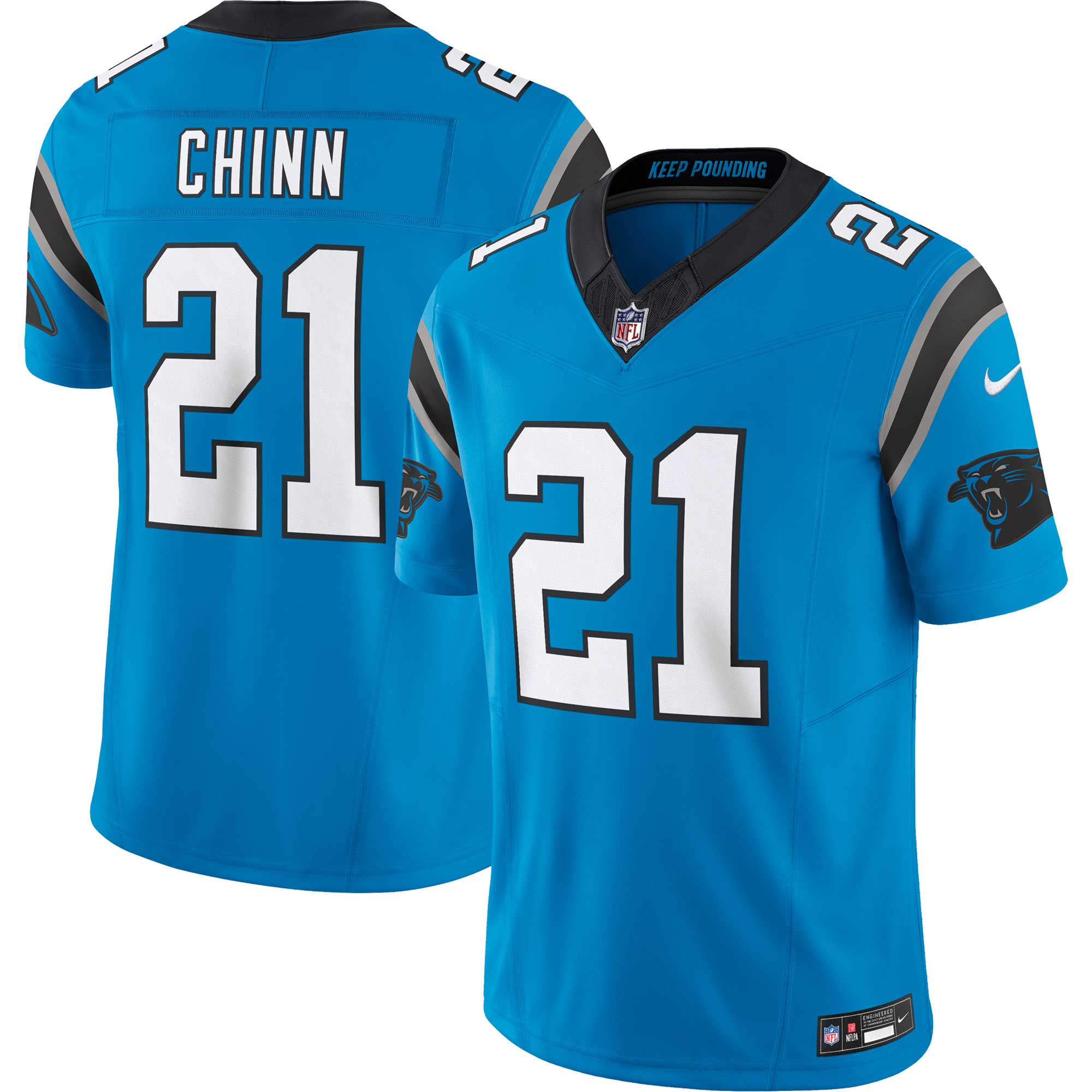 Jeremy Chinn Carolina Panthers Vapor F.U.S.E. Limited Jersey – Blue