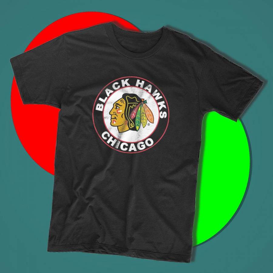 Chicago Blackhawks Club Logo Men’S T Shirt