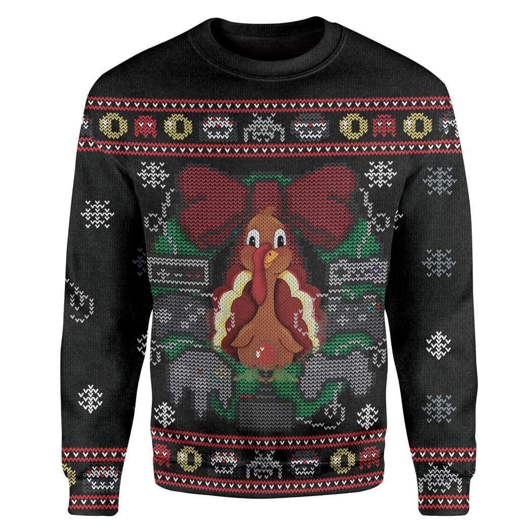 Custom Ugly Christmas Turkey Sweater Jumper Drggr Store