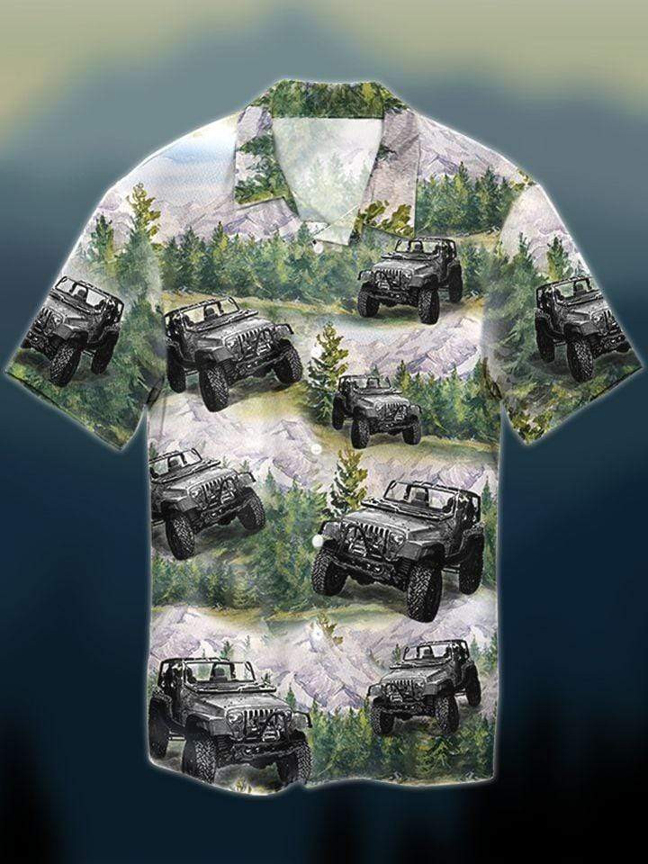 Awesome Jeep In Forest Hawaii Shirt Unisex Adult Ha5659