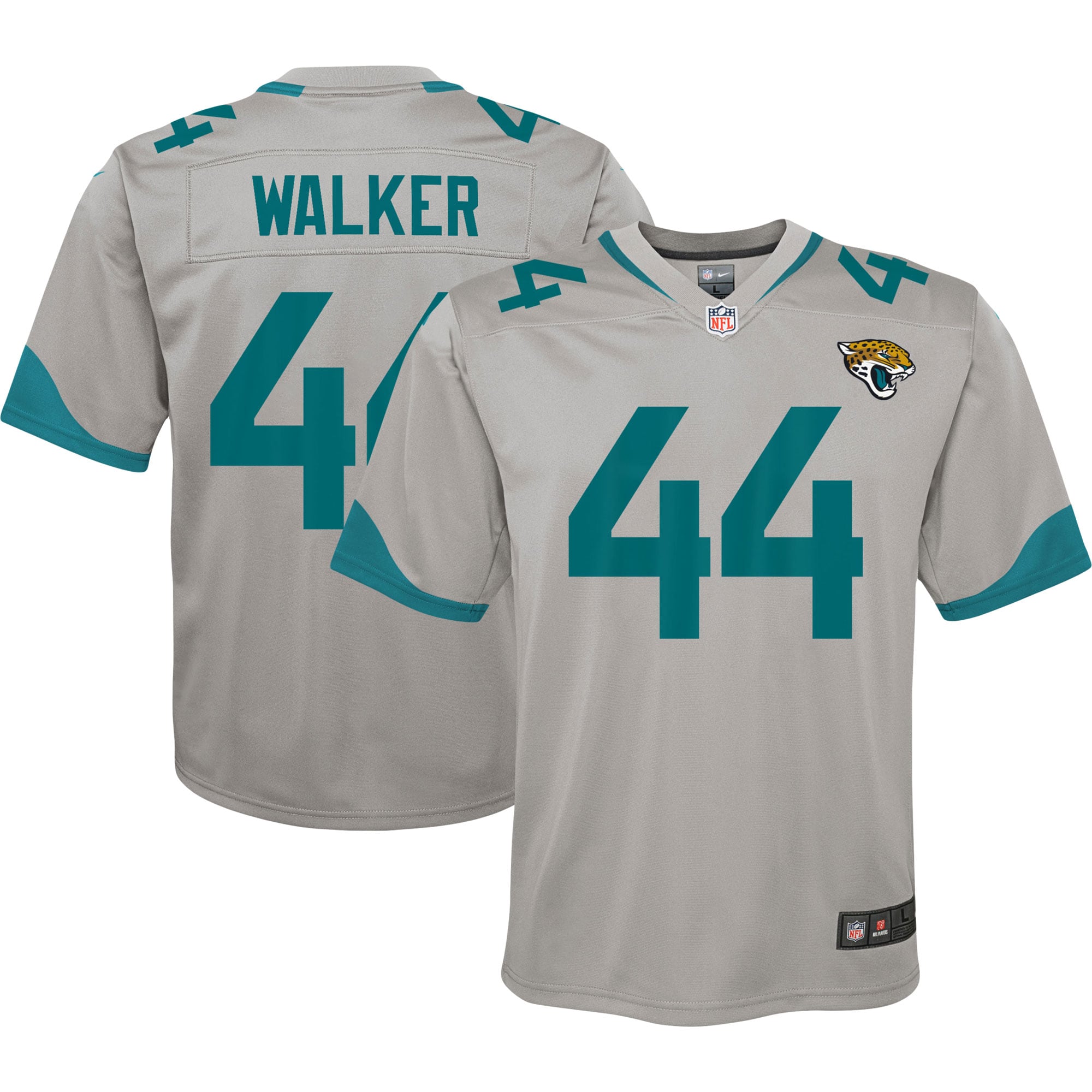 Travon Walker Jacksonville Jaguars Youth Inverted Game Jersey – Silver