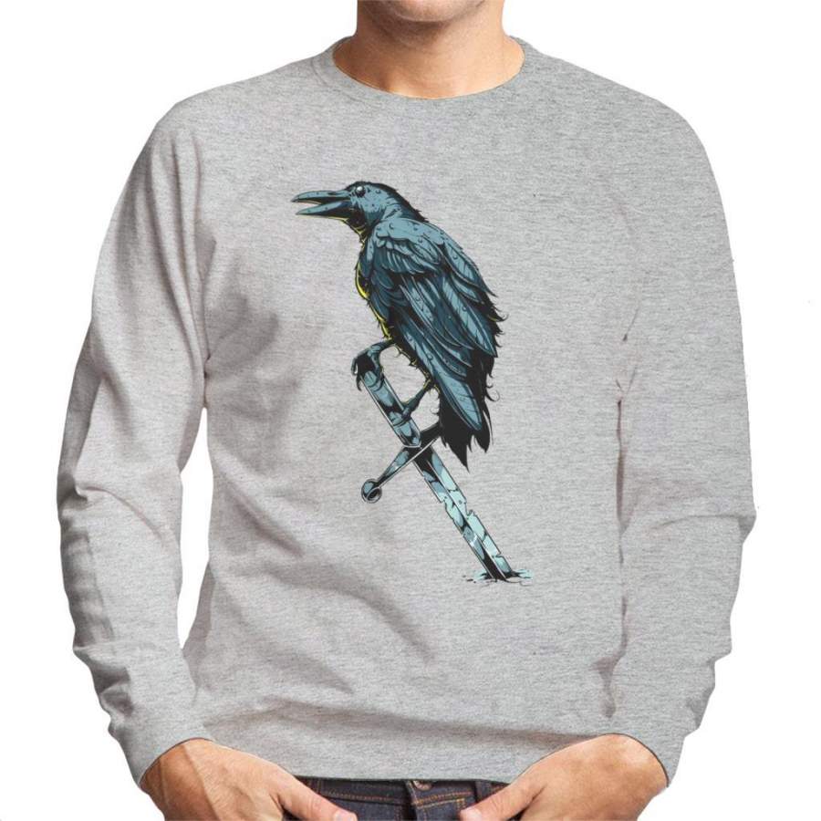 Crow On The Sword Men’s Sweatshirt