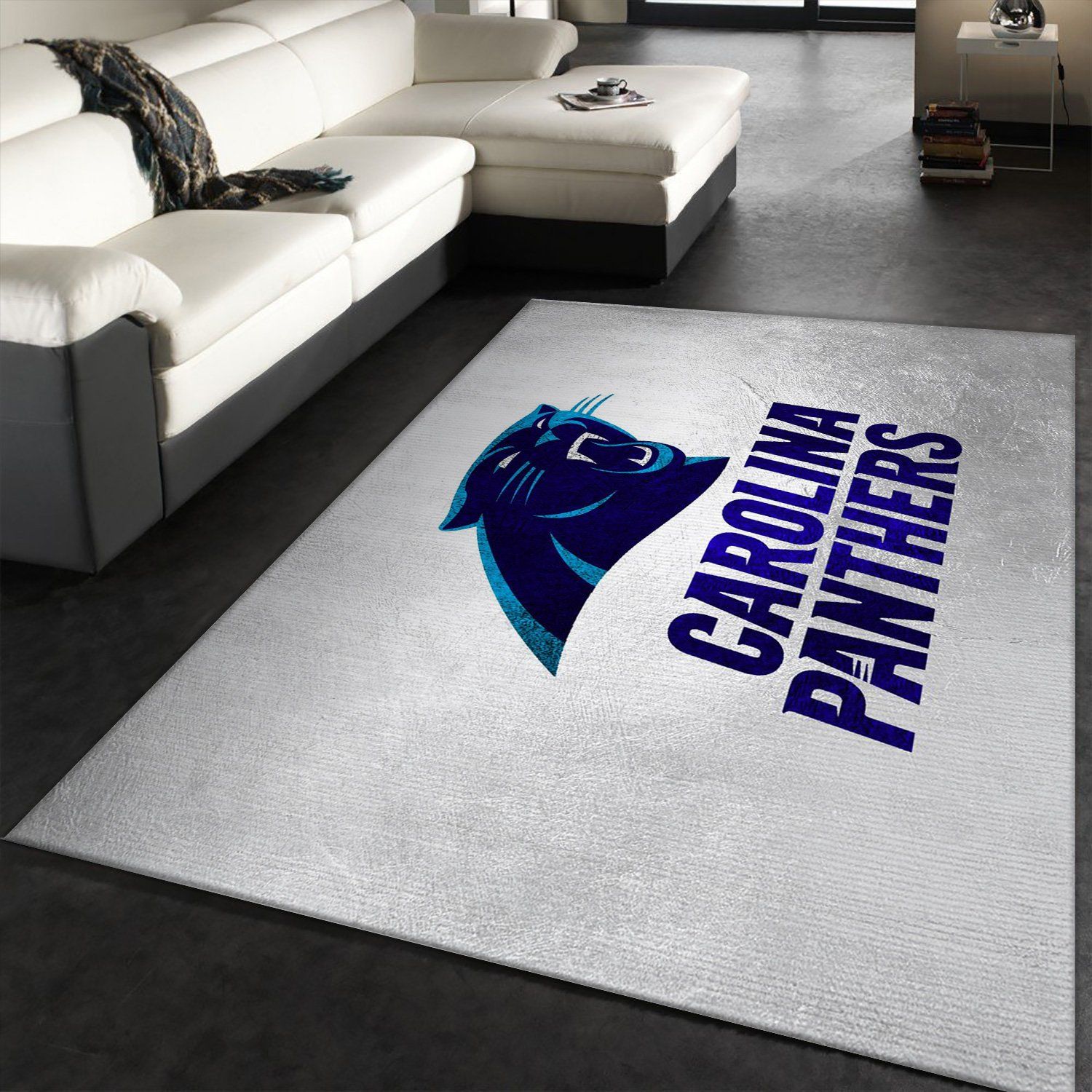 Carolina Panthers Area Rug For Christmas Living Room And Bedroom Rug Us Gift Decor