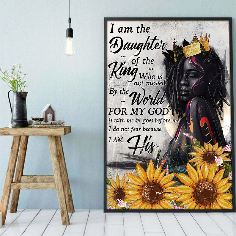 South Africa Custom Canvas Prints Adorable Black Poster Art Prints Black Women African King Stunning  Wall Art Designs